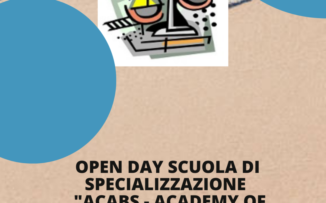 Open Day Scuola di Specializzazione AcaBS di Giulianova